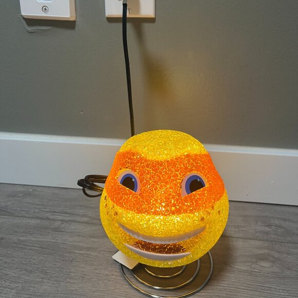 TMNT Teenage Mutant Ninja Turtles Mikey Michelangelo Head Night Light Lamp - Picture 1 of 5